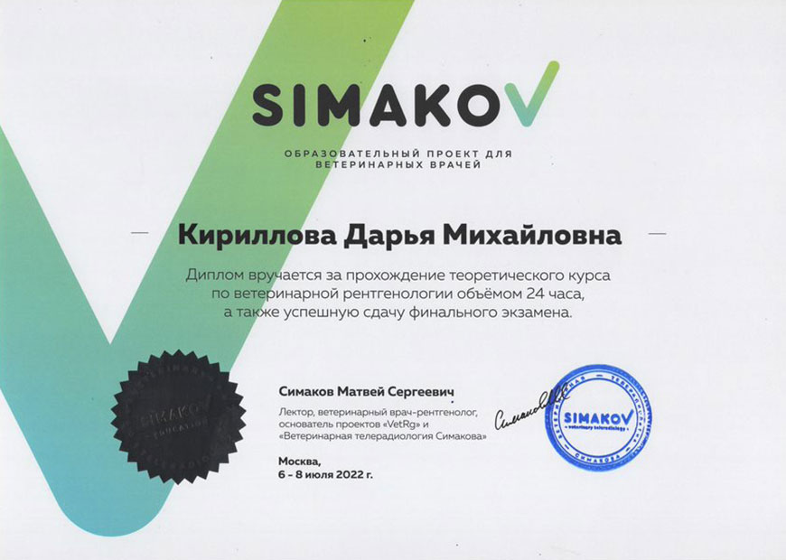 Кириллова Дарья Михайловна