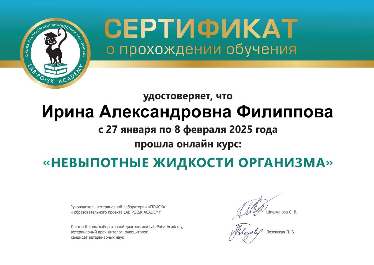 Филиппова Ирина Александровна